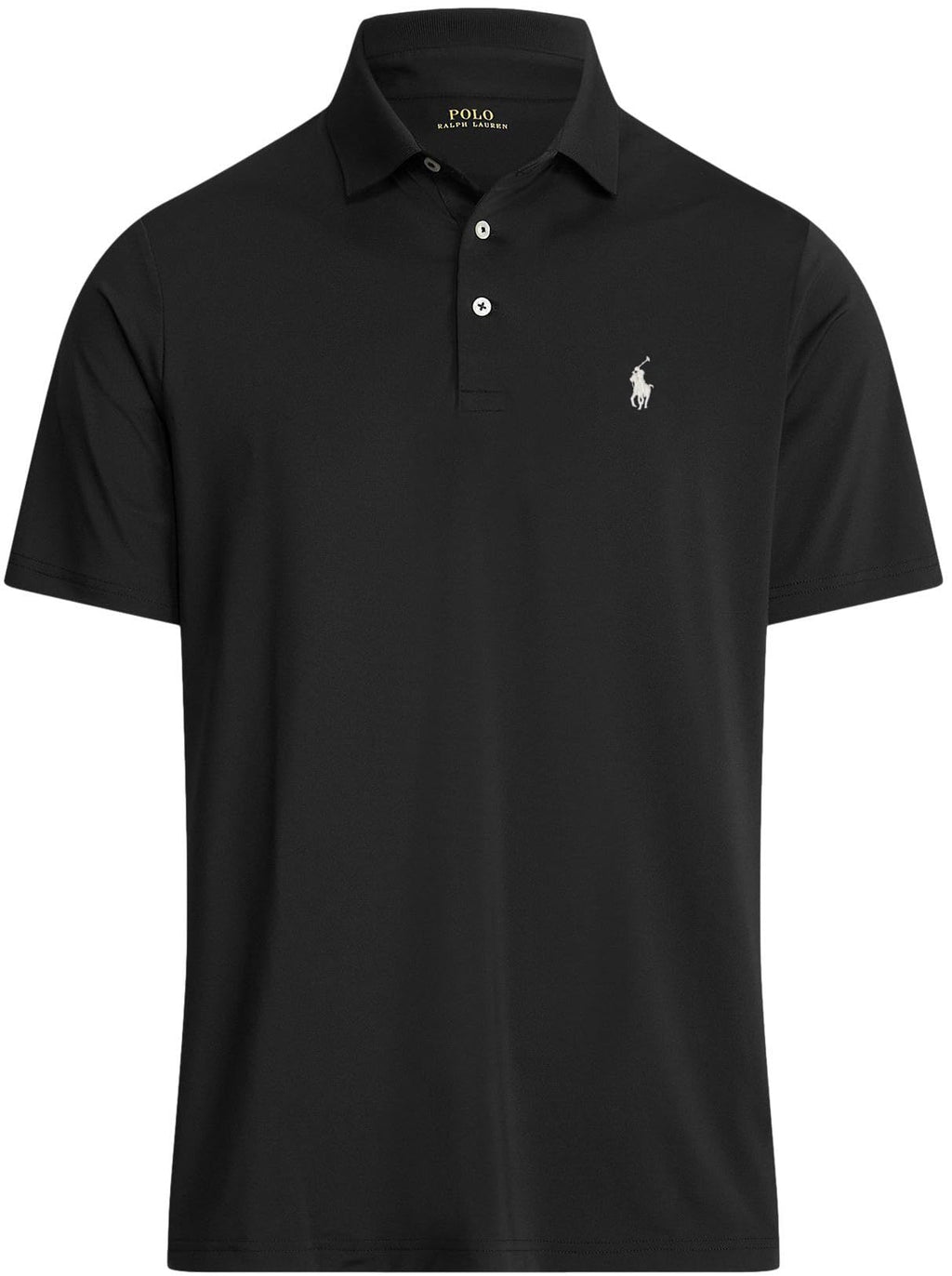 Polo Ralph Lauren Mens Performance Polo Shirts (L Black) Large