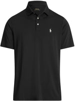 Polo Ralph Lauren Mens Performance Polo Shirts (L Black) Large