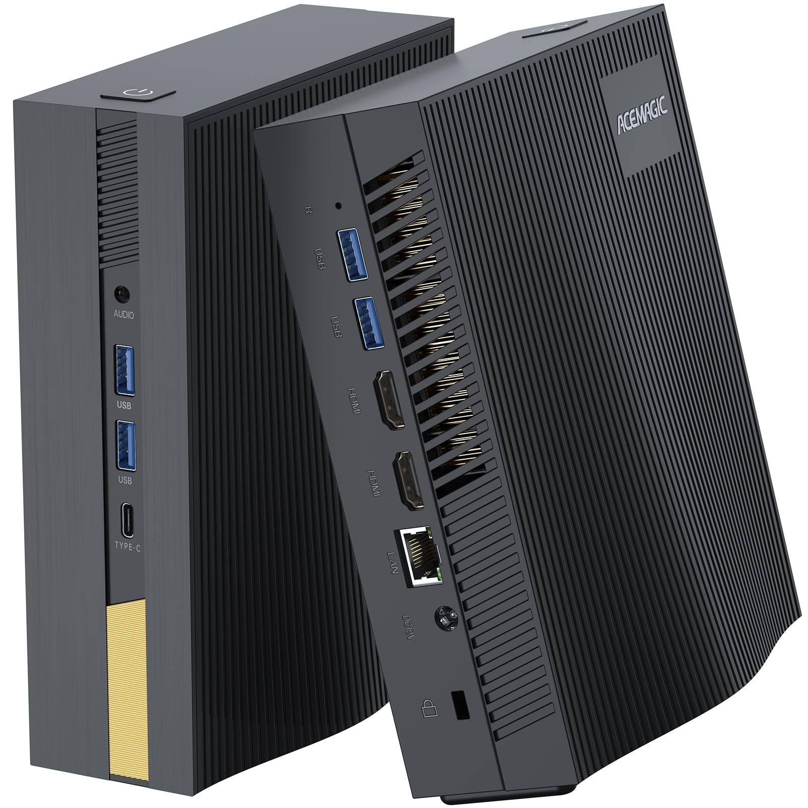 [65W TDP] Mini PC i5 11500B 16GB DDR4 512GB NVME SSD Mini Computers Small Desktop Tower Gaming PC Support WiFi6/BT5.2/Type C/HDMI/Fan/4K/Office/Gaming [Beat i7 11390H/i5 12450H] up to 4.6GHz