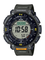 Casio PRG340 Series | Pro Trek | Green | 100 Meter Water Resistance | Compass | Alt/Baro-Thermo | Tough Solar Power | 1-100 SEC Stopwatch | Countdown Timer | World Time