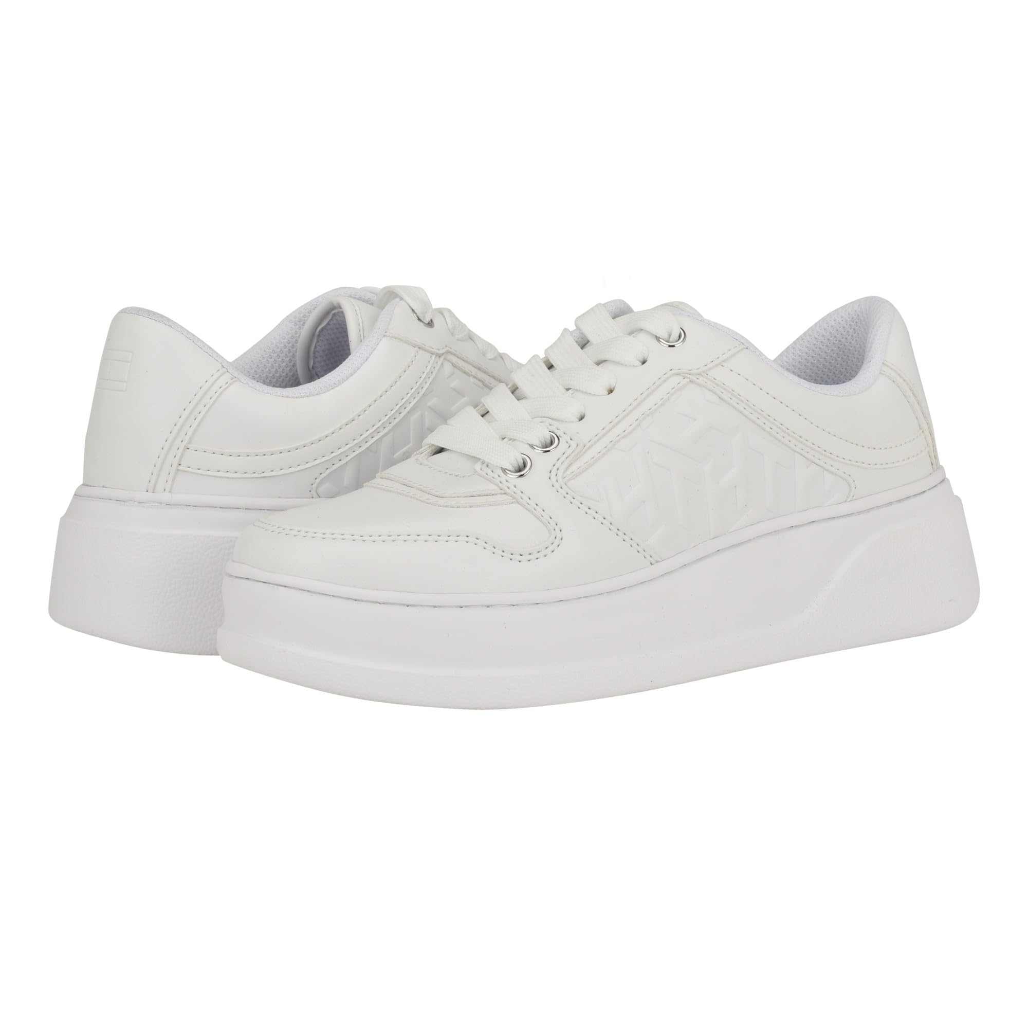 Tommy Hilfiger Womens Glenny Sneaker White 140 7.5