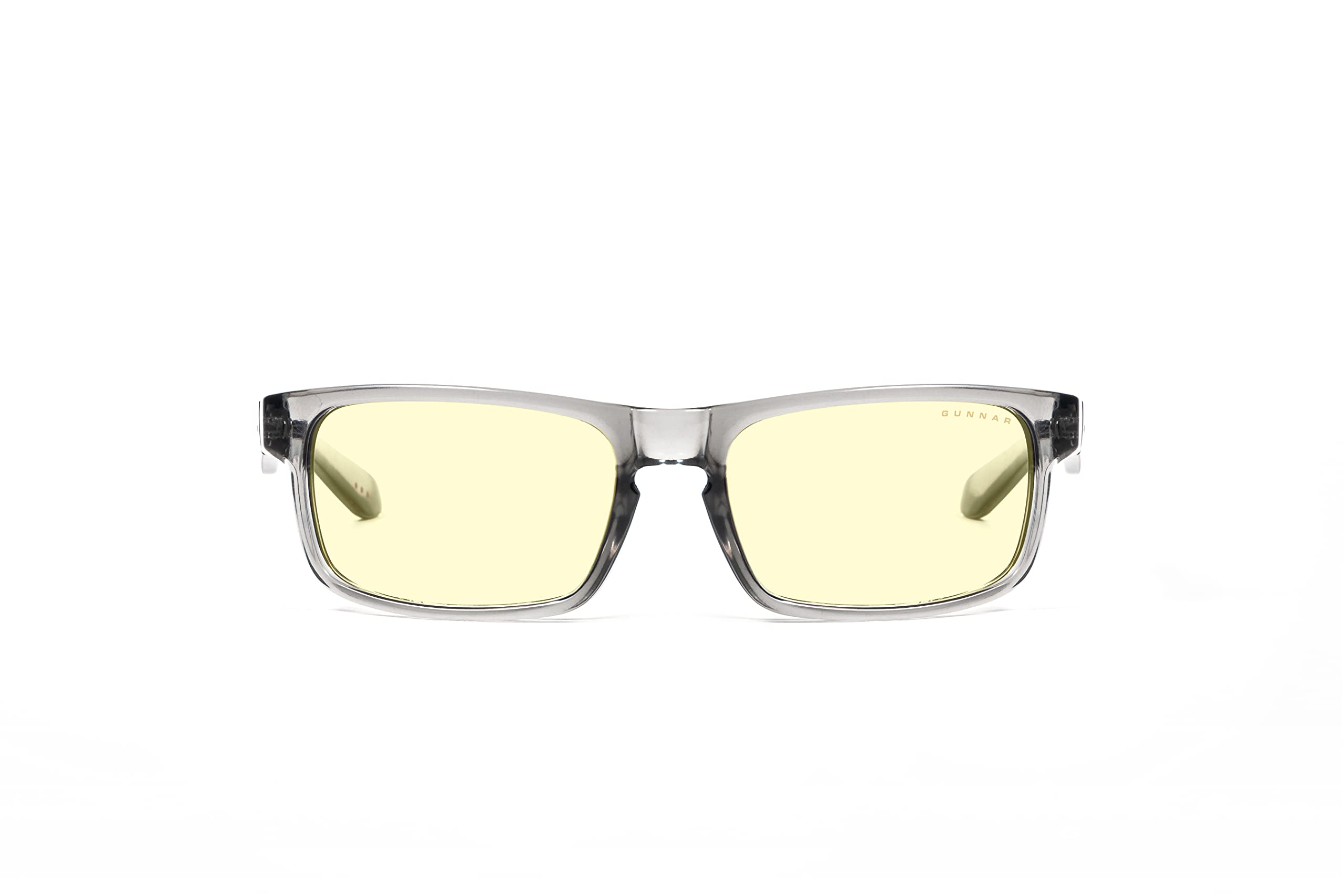 GUNNAR - Premium Gaming and Computer Glasses - Blocks 65% Blue Light - Enigma Smoke Amber Tint