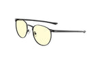 Gunnar - Premium Gaming and Computer Glasses - Blocks 65% Blue Light - Mateo Onyx Amber Tint