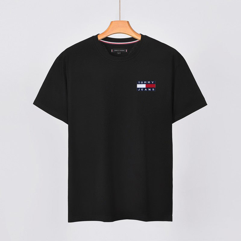 Tommy Men's Short Sleeve Cotton Crew Neck T-Shirt