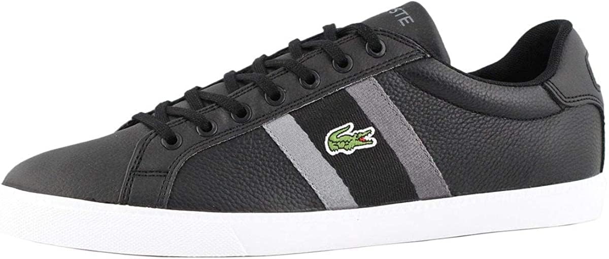 Lacoste Mens Grad Vulc 120 2 P Sneaker Black/Dark Grey 11.5