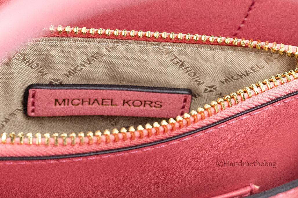 Michael Kors Mercer Leather Messenger Crossbody Bag