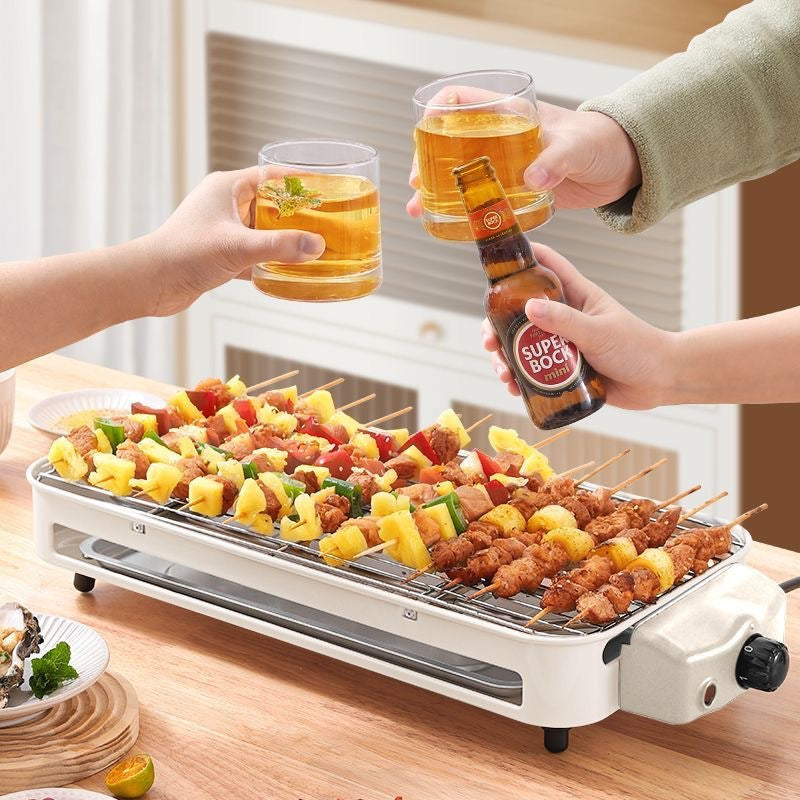 Indoor Electric Grill for Smokeless BBQ and Cooking
