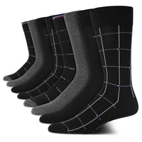 Tommy Hilfiger Mens Dress Socks - 8 Pack Comfort Stretch Crew Socks for Men - Crew Length Breathable Mens Work Socks (7-12) Size 7-12 BlackGrey