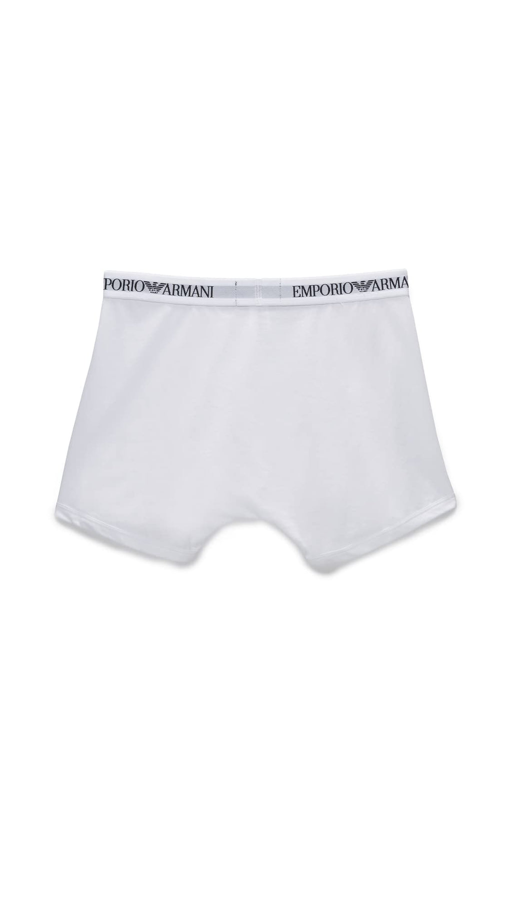Emporio Armani Mens Cotton Boxer Briefs White Small