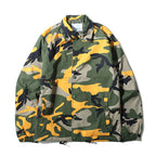 Men's Camouflage Coach Jacket, Skateboard Windbreaker
