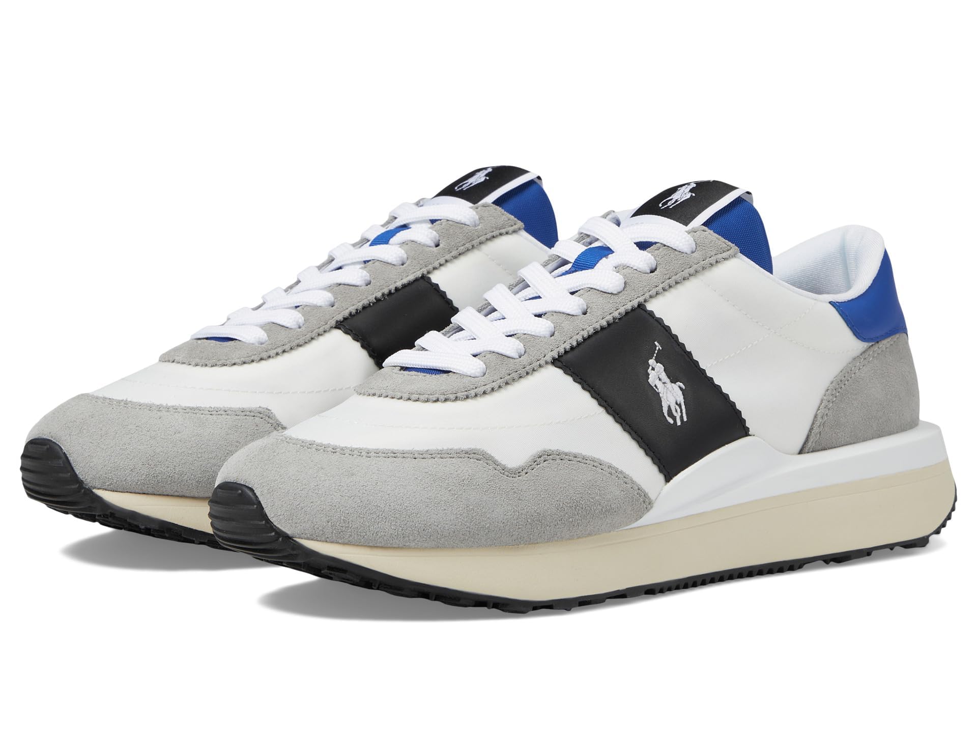POLO RALPH LAUREN Train 89 PP Soft Grey/Black/Royal 9.5 D (M)