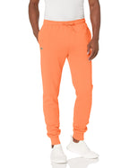 Lacoste Mens Sport Fleece Jogger Pants Mandarin Orange Small US