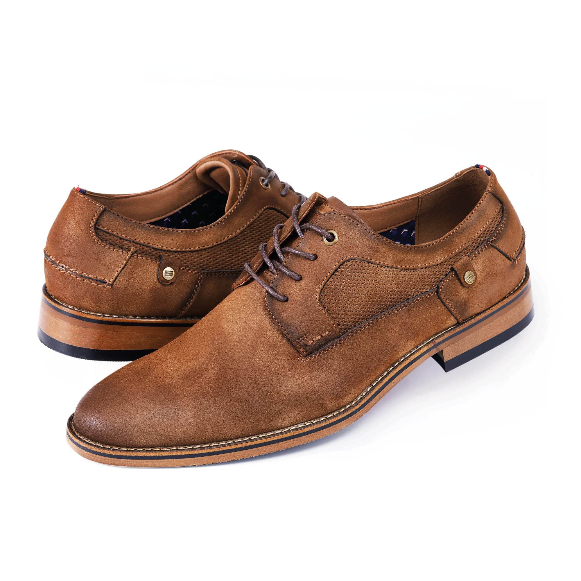 Tommy Hilfiger Mens Brayo Oxford Medium Brown 110 13