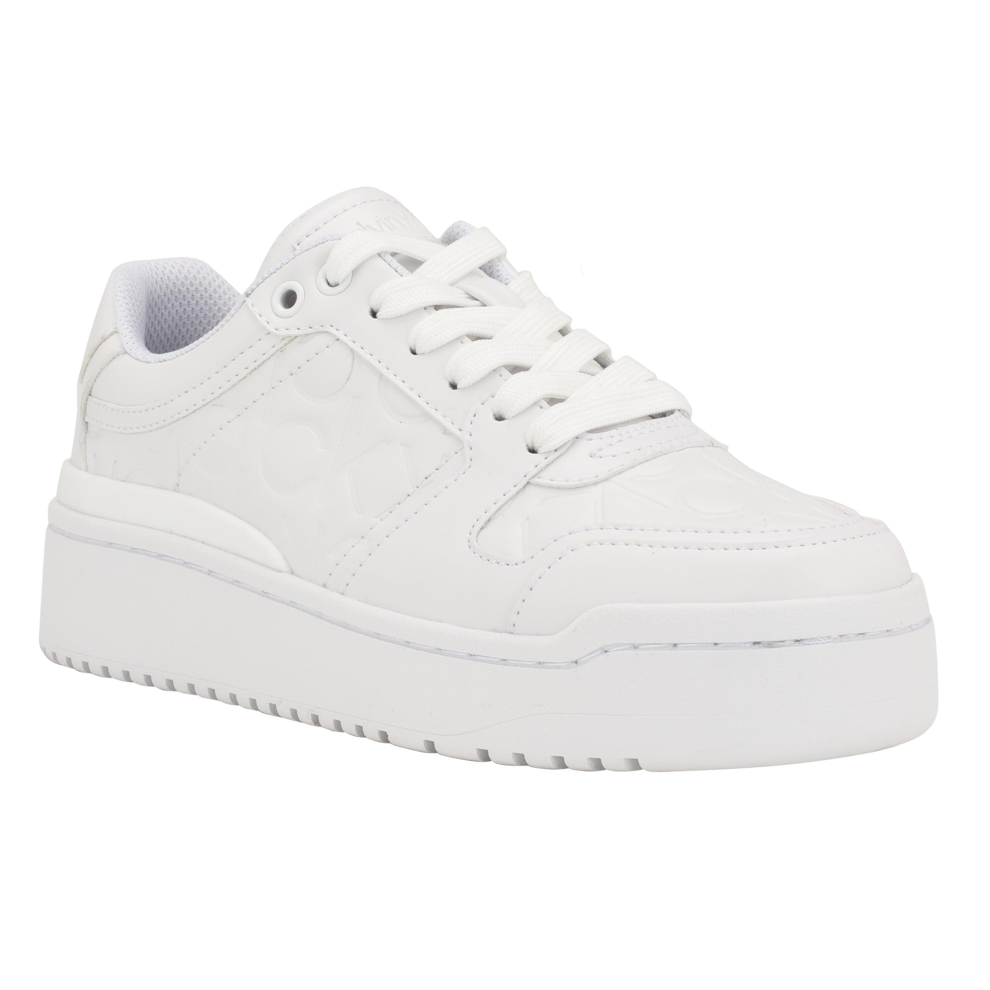 Calvin Klein Womens Aelora Sneaker White 141 9.5