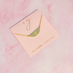 Hamilton Sphere Initial Necklace