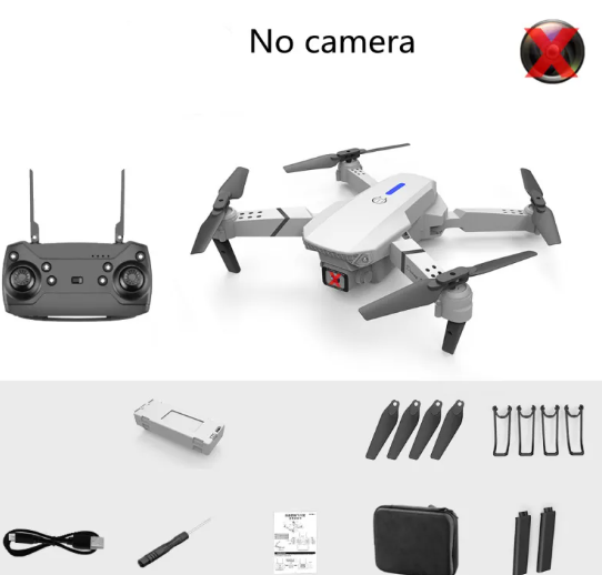 Foldable Dual-Lens Camera Drone