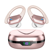 Wireless Earbuds Bluetooth Headphones 80hrs Playback Ear Buds Power Display with Noise Canceling Mic Headsets for Sports/Workout/Running