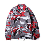Men's Camouflage Coach Jacket, Skateboard Windbreaker