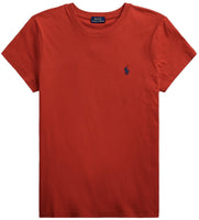 POLO RALPH LAUREN Womens Crew Neck Jersey T-Shirt (Small RalphRed)