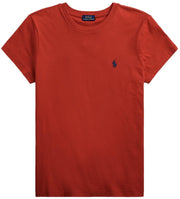POLO RALPH LAUREN Womens Crew Neck Jersey T-Shirt (Small RalphRed)