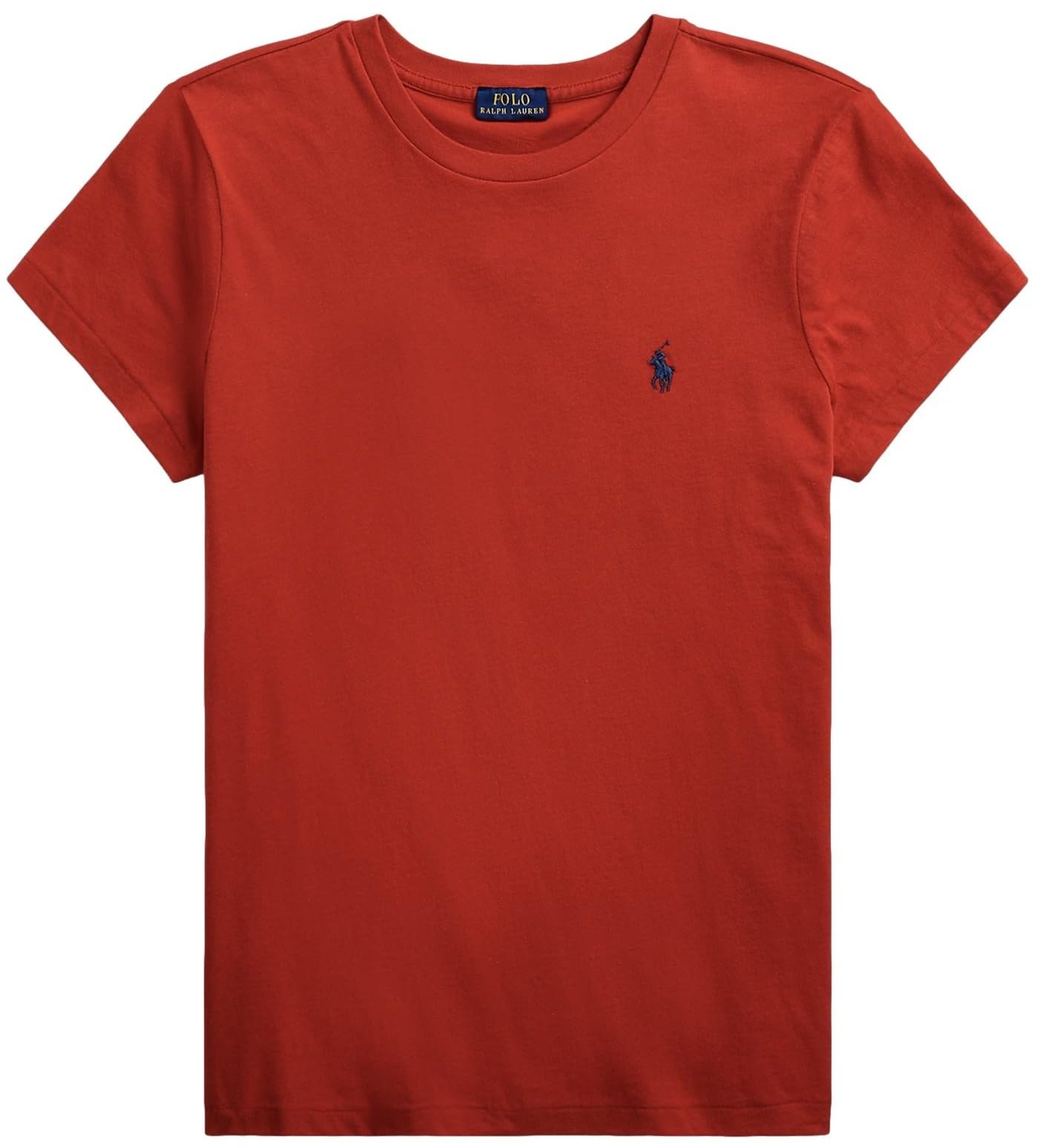 POLO RALPH LAUREN Womens Crew Neck Jersey T-Shirt (Small RalphRed)