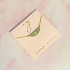 Hamilton Sphere Initial Necklace