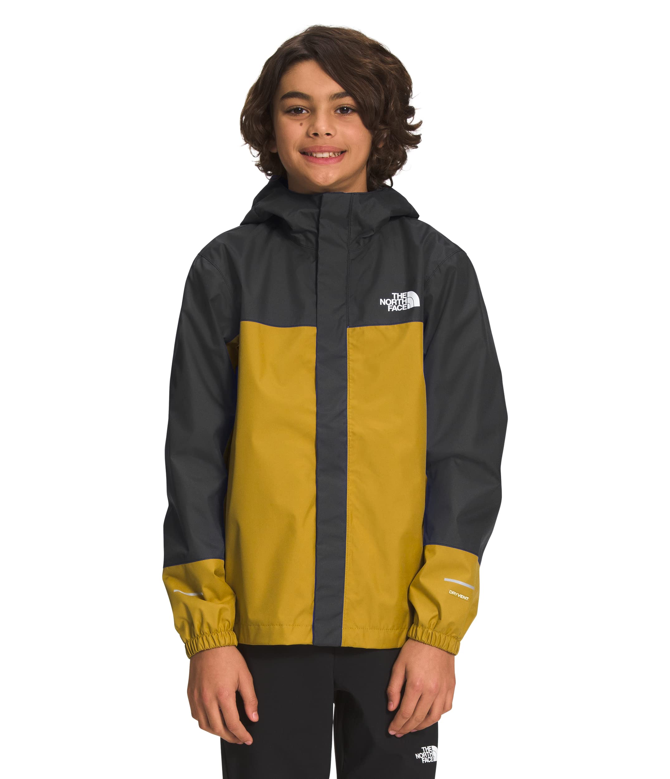 THE NORTH FACE Boys Antora Waterproof Rain Jacket Mineral Gold X-Large
