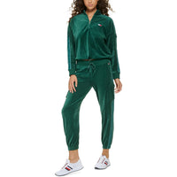 Tommy Hilfiger Womens Performance Velour JoggerBotanicalL