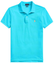 POLO RALPH LAUREN Womens Classic Fit Mesh Polo Shirt CoveBlue Small