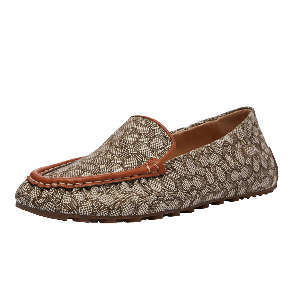 Coach Womens Ronnie Loafer Cocoa/Burnished Amber 7